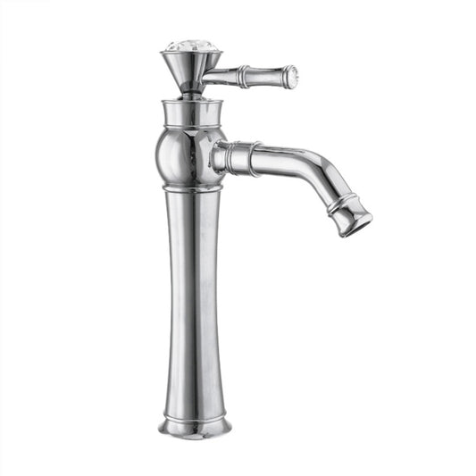 All Bronze Bathroom Basin Hot And Cold Water Faucet, Style: Electroplated High Model by buy2fix