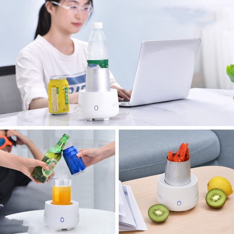 Car Mini Refrigerator Portable Household Freezer Refrigeration Cup(White) - Refrigerators by buy2fix | Online Shopping UK | buy2fix