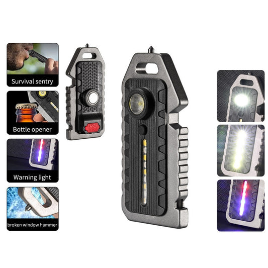 E-SMARTER W5136 Mini Keychain Strong Light Portable Flashlight(Tarnish) by E-SMARTER