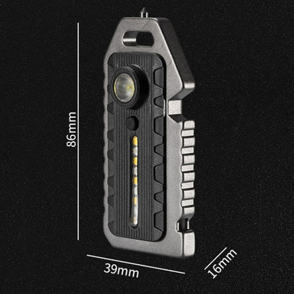 E-SMARTER W5136 Mini Keychain Strong Light Portable Flashlight(Tarnish) - Mini Flashlight by E-SMARTER | Online Shopping UK | buy2fix