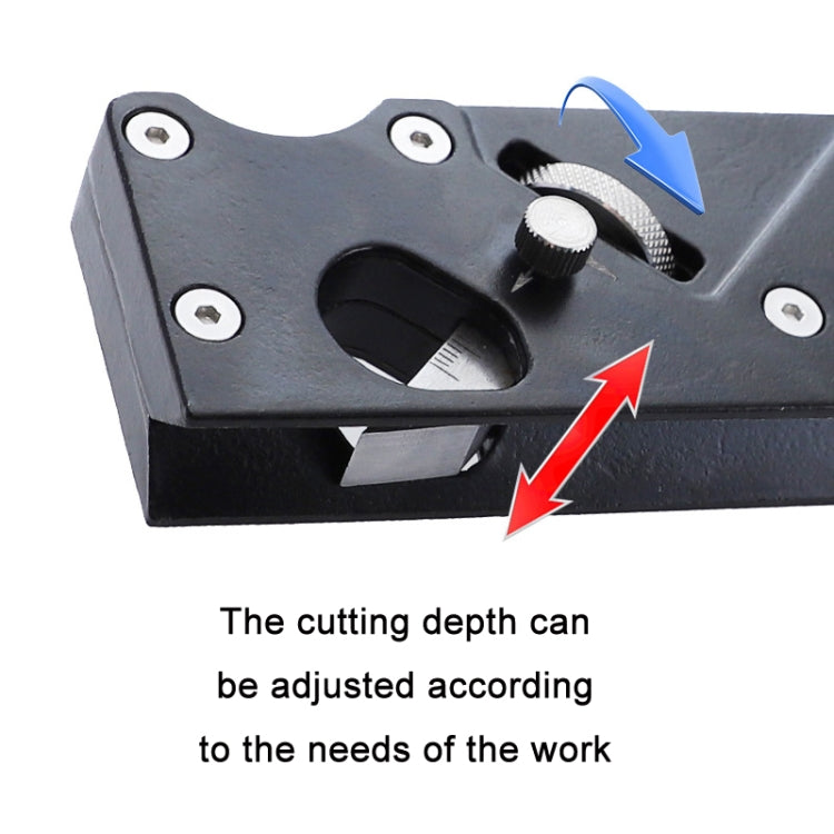 Adjustable Depth Woodworking Chamfering Planer, Specification: 1/4 Round Cutter Head - Wood Planers by buy2fix | Online Shopping UK | buy2fix