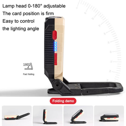 E-SMARTER COB Work Light USB Emergency Flashlight Maintenance Lamp, Style: W598B Small - Camping Lighting by E-SMARTER | Online Shopping UK | buy2fix