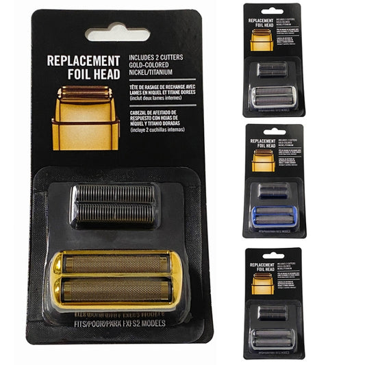 Electric Razor Trimmer Head Cover For Babylis,Style: Black Cover+Golden Knife Net by buy2fix