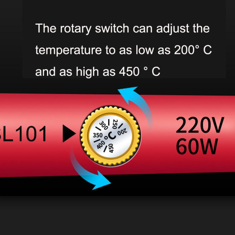 ANENG SL101 17pcs/set Rotary Thermostat Household Constant Temperature Soldering Iron Set 60W Internal Heat Welding Tool Kit(EU Plug) - Electric Soldering Iron by ANENG | Online Shopping UK | buy2fix