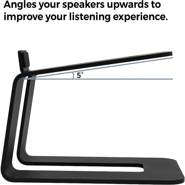 Desktop Stand For Desktop Speakers Audio Monitor - Speaker Bracket by buy2fix | Online Shopping UK | buy2fix