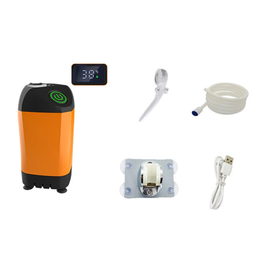Outdoor Bath Artifact Field Dormitory Simple Electric Shower, Specification: Digital Display 7800mAh by buy2fix