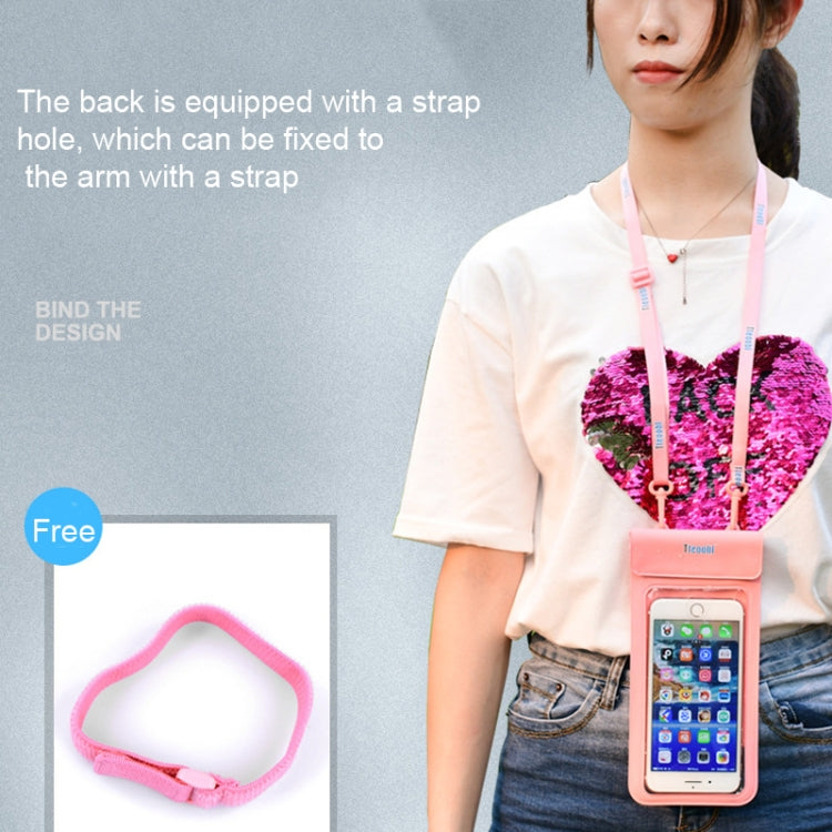 Tteoobl  30m Underwater Mobile Phone Waterproof Bag, Size: Small(Yellow) - Waterproof Bag by Tteoobl | Online Shopping UK | buy2fix