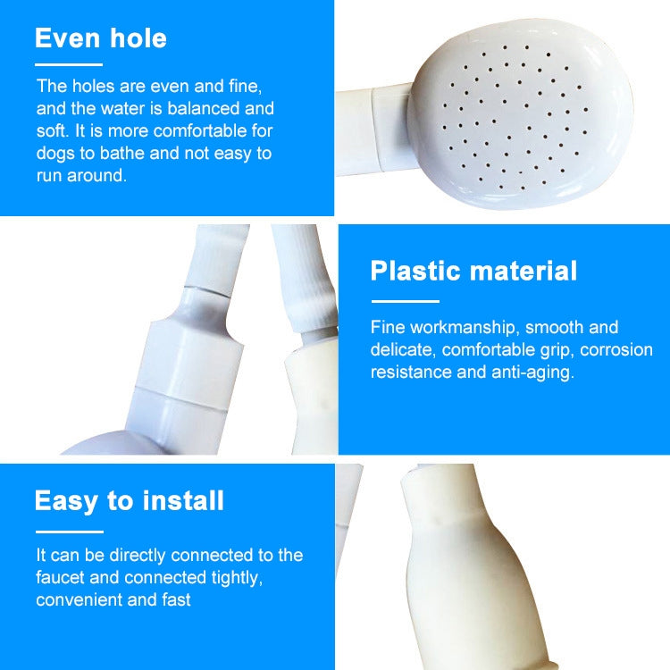 Round Shape High Pressure Handheld Shower Head Water Saving Bathroom Accessories - Shower Head by buy2fix | Online Shopping UK | buy2fix