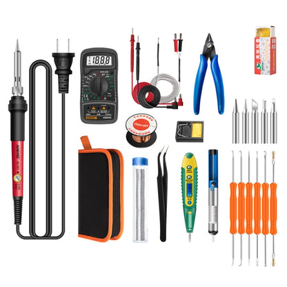 ANENG SL101 24pcs/set Rotary Thermostat Household Constant Temperature Soldering Iron Set 60W Internal Heat Welding Tool Kit(US Plug) - Electric Soldering Iron by ANENG | Online Shopping UK | buy2fix