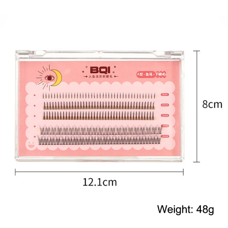 BQI B7229 Lightweight Natural Curling Three-dimensional Slim False Eyelashes, Style: Type A+Fishtail (200PCS) - Eyes by BQI | Online Shopping UK | buy2fix