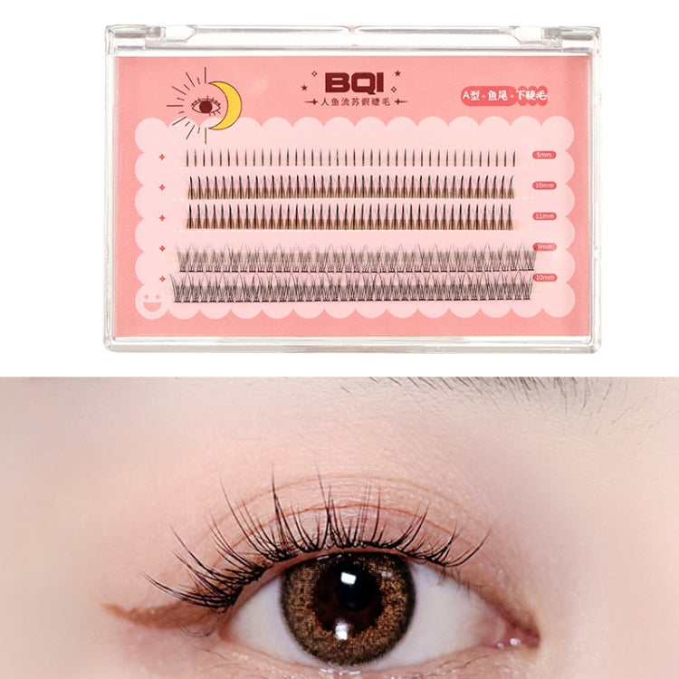 BQI B7229 Lightweight Natural Curling Three-dimensional Slim False Eyelashes, Style: Type A+Fishtail+Undercib (200PCS) - Eyes by BQI | Online Shopping UK | buy2fix