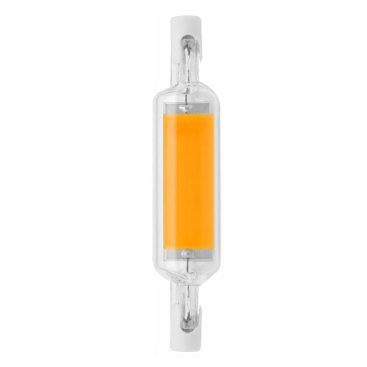 78MM 10W R7S LED COB Dimmer Glass Lamp Double-end Horizontal Plug-in Light(220V Warm White Light) - LED Blubs & Tubes by buy2fix | Online Shopping UK | buy2fix