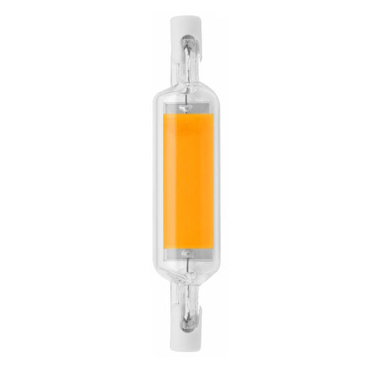 78MM 10W R7S LED COB Dimmer Glass Lamp Double-end Horizontal Plug-in Light(110V Warm White Light) - LED Blubs & Tubes by buy2fix | Online Shopping UK | buy2fix