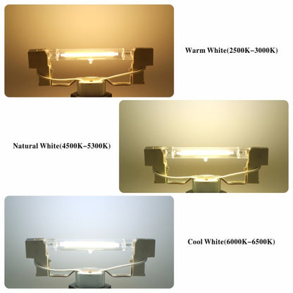 78MM 10W R7S LED COB Dimmer Glass Lamp Double-end Horizontal Plug-in Light(110V Cold White Light) - LED Blubs & Tubes by buy2fix | Online Shopping UK | buy2fix