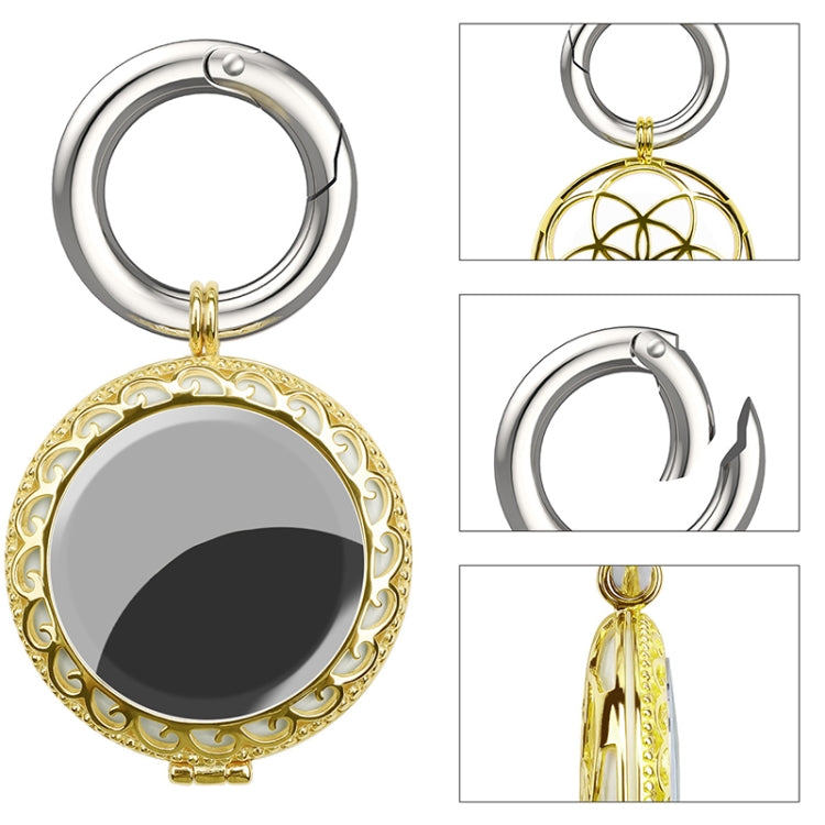 Anti-Lost Plating Keychain Locator Tracker Protective Cover For Airtag(Rose Gold) - Key Chain Series by buy2fix | Online Shopping UK | buy2fix