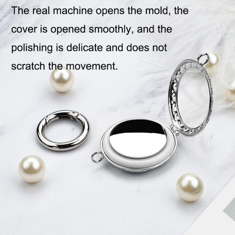 Anti-Lost Plating Keychain Locator Tracker Protective Cover For Airtag(Rose Gold) - Key Chain Series by buy2fix | Online Shopping UK | buy2fix