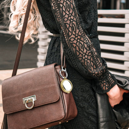 Anti-Lost Plating Keychain Locator Tracker Protective Cover For Airtag(Rose Gold) - Key Chain Series by buy2fix | Online Shopping UK | buy2fix