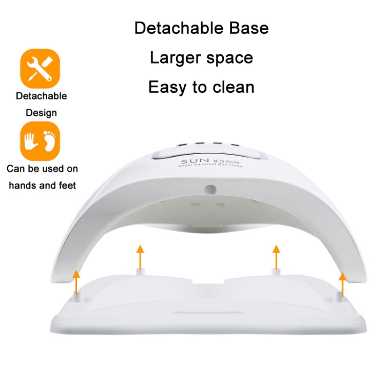 SunX5Max 150W Nail Polish Glue LED Phototherapy Induction Baking Lamp(US Plug) - Nail Dryers by buy2fix | Online Shopping UK | buy2fix