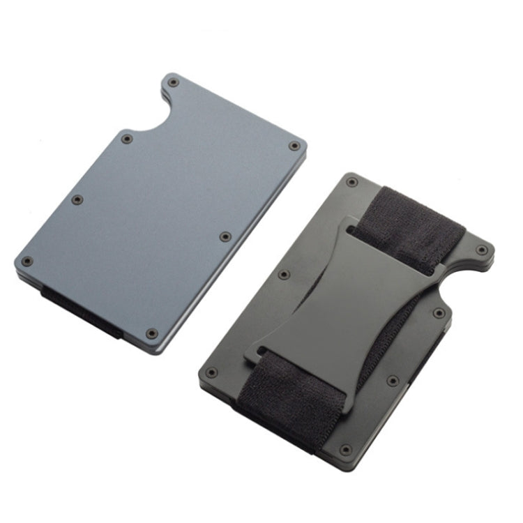 ZDL-05 Tracker Protection Organizer Metal Card Holder For AirTag(Grey) - Other by buy2fix | Online Shopping UK | buy2fix