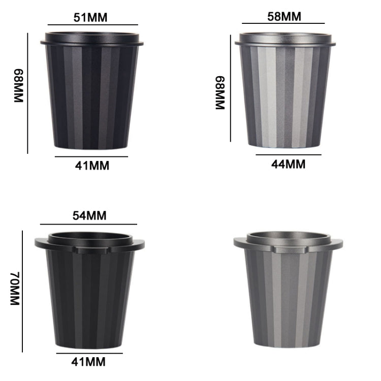 Coffee Machine Powder Cup Sieve Brewing Head Appliance, Color: Dark Black (58mm) - Coffee Machine Parts by buy2fix | Online Shopping UK | buy2fix