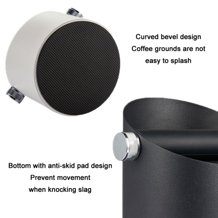 Coffee Waste Bin Milk Tea Residue Recycling Powder Box, Color: White (Aluminum Alloy) - Coffee Machine Parts by buy2fix | Online Shopping UK | buy2fix