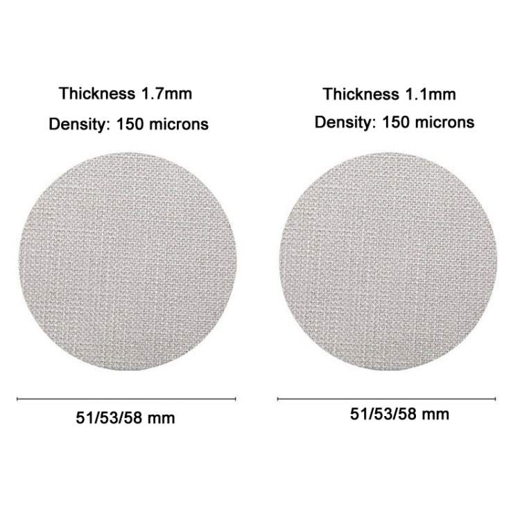 Stainless Steel Sintered Sheet Coffee Splash Filter, Size: 51mm x 1.7mm - Coffee Machine Parts by buy2fix | Online Shopping UK | buy2fix