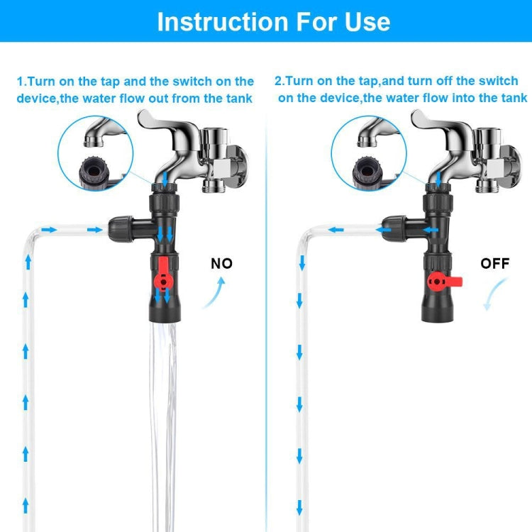 GYHS-03 Fish Tank Water Replacement Water Pumping Machine Faucet Type Water Changer - Cleaning Tools by buy2fix | Online Shopping UK | buy2fix