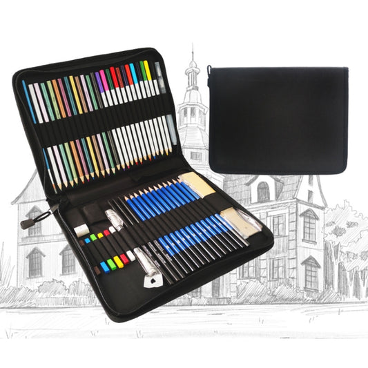 51pcs/set Sketch Color Pencil Set Art Student Drawing Kit - Art Supplies by buy2fix | Online Shopping UK | buy2fix