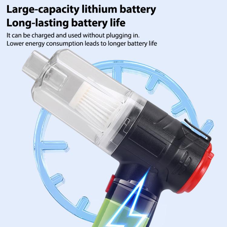 Small Car Blowing And Suction Dual-Purpose Vacuum Cleaner Charging Model 16000pa by buy2fix