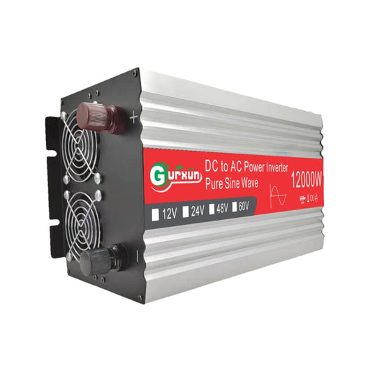 Onduleur à onde sinusoïdale de voiture domestique haute puissance Gurxun 12 000 W, spécifications : 12 V à 110 V