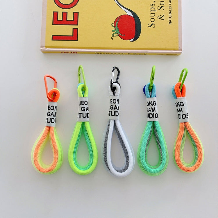 5 PCS Mobile Phone Case Fluorescent Lanyard Cellphone Wrist Rope(Orange Yellow) - Lanyards & Wrist Straps by buy2fix | Online Shopping UK | buy2fix