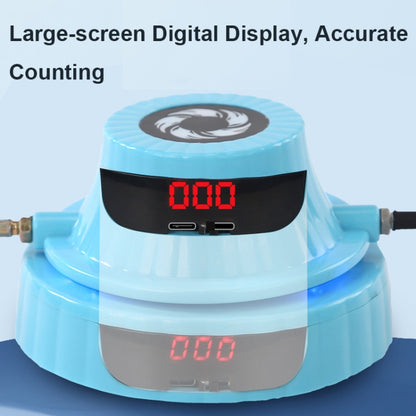 AWU-028 Smart Digital Display Electronic Counting Colorful Light Effect Remote Rope Skipper(Sky Blue) - Fitness Equipments by buy2fix | Online Shopping UK | buy2fix