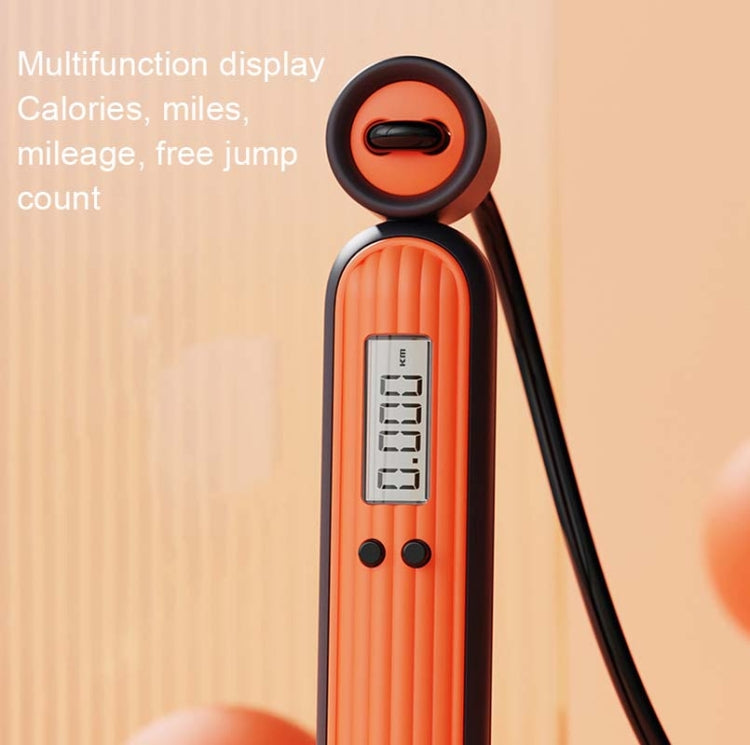 Fitness Sport Intelligent Electronic Counting Skipping Rope, Style: Load Big Ball Dual Use (Carmine) - Sporting goods by buy2fix | Online Shopping UK | buy2fix