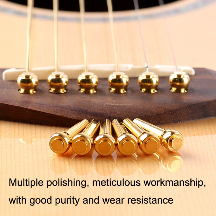 6PCS Guitar Dipping Pure Copper Citrimine Guitar Caps, Style: Big Diamond (White) - Guitar Tuner Accessories by buy2fix | Online Shopping UK | buy2fix