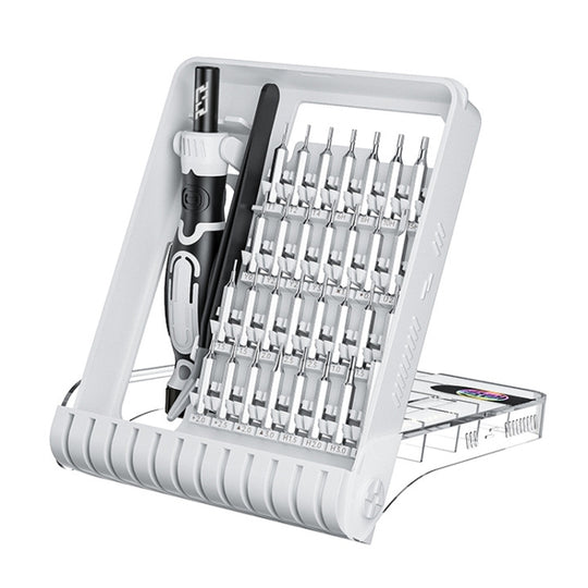 JAKEMY JM-8189 32 In 1 Cross Screwdriver Tool Set Computer Phone Repair Tool(White)