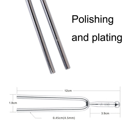 2 PCS Resonant Standard Teaching Sound Fork Stainless Steel Violin Instrument Music Sound Fork(Silver) - Other Accessories by buy2fix | Online Shopping UK | buy2fix