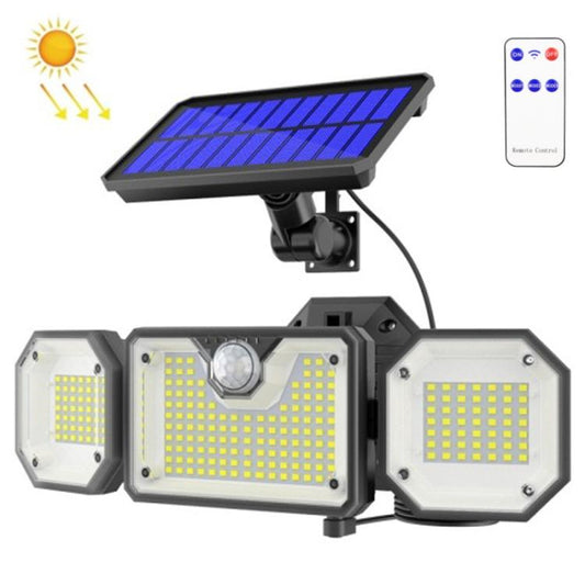 Solar Human Body Sensor Light LED Outdoor Waterproof Garden Light, Style: Split 226LED by buy2fix