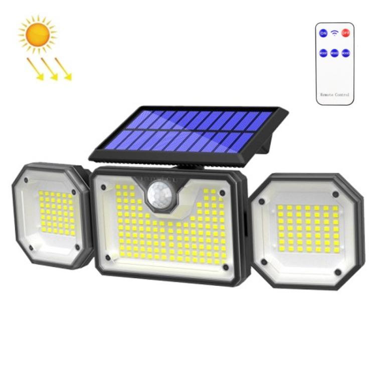 Solar Human Body Sensor Light LED Outdoor Waterproof Garden Light, Style: All In One 226LED by buy2fix
