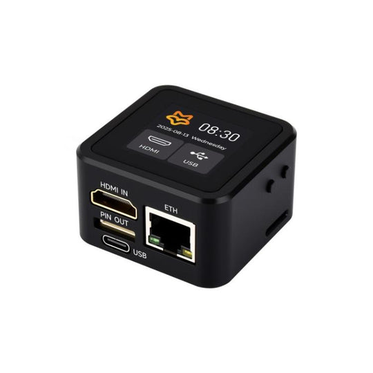 WAVESHARE Luckfox PicoKVM Lightweight IP KVM Remote Management Tool Full Version (With Case and 1.54inch Display)