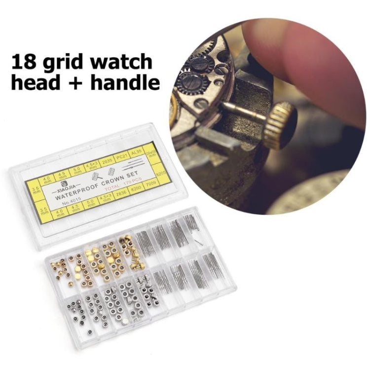 170 PCS / Box C012 Watch Accessories Epoxy Watch Crown and Stem Repair Parts - Watch Parts & Tools by buy2fix | Online Shopping UK | buy2fix