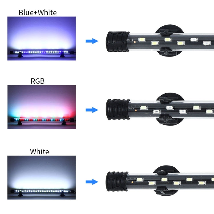 Q40BW  Blue+White Light 90-260V Aquarium Diving Light LED Fish Tank Light(US Plug) - Fish Tank Lamps by buy2fix | Online Shopping UK | buy2fix