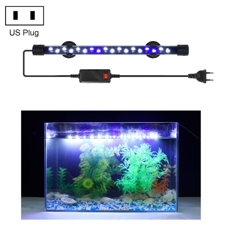 Q30BW Blue+White Light 90-260V Aquarium Diving Light LED Fish Tank Light(US Plug) - Fish Tank Lamps by buy2fix | Online Shopping UK | buy2fix