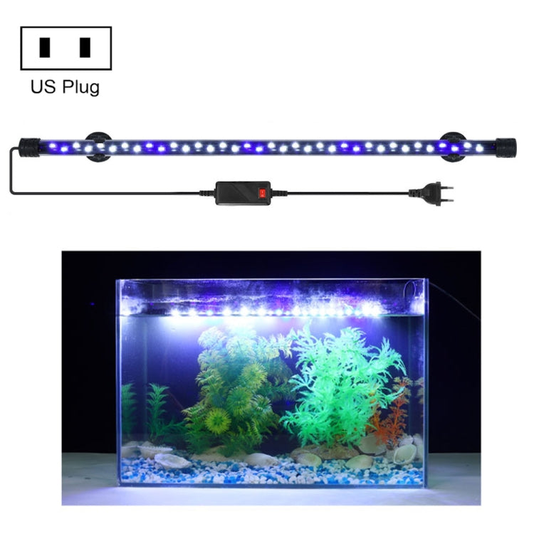 Q60BW  Blue+White Light 90-260V Aquarium Diving Light LED Fish Tank Light(US Plug) - Fish Tank Lamps by buy2fix | Online Shopping UK | buy2fix