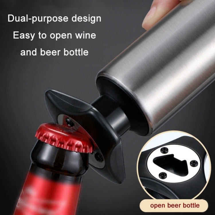 Kitchen Stainless Steel Wine Bottle Opener Household Tools(True Color) by buy2fix