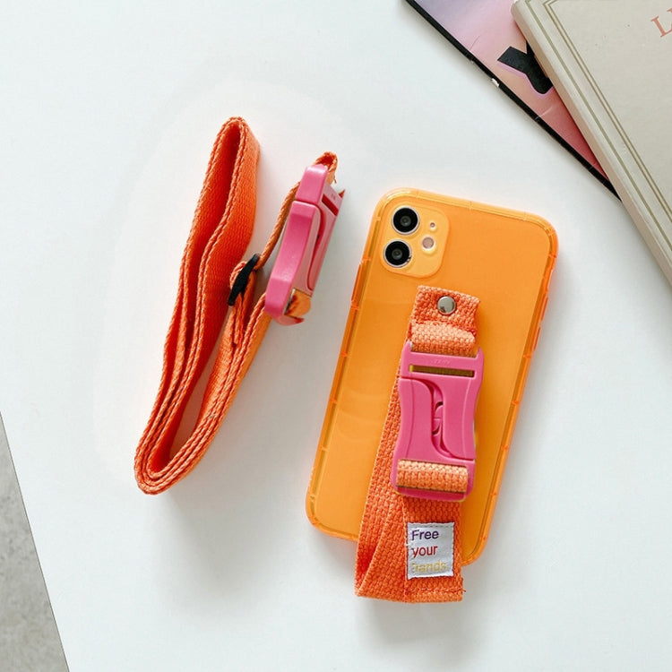 2PCS Crossbody Adjustable Phone Strap Phone Case Camera Bag Lanyard(Orange) - Lanyards & Wrist Straps by buy2fix | Online Shopping UK | buy2fix