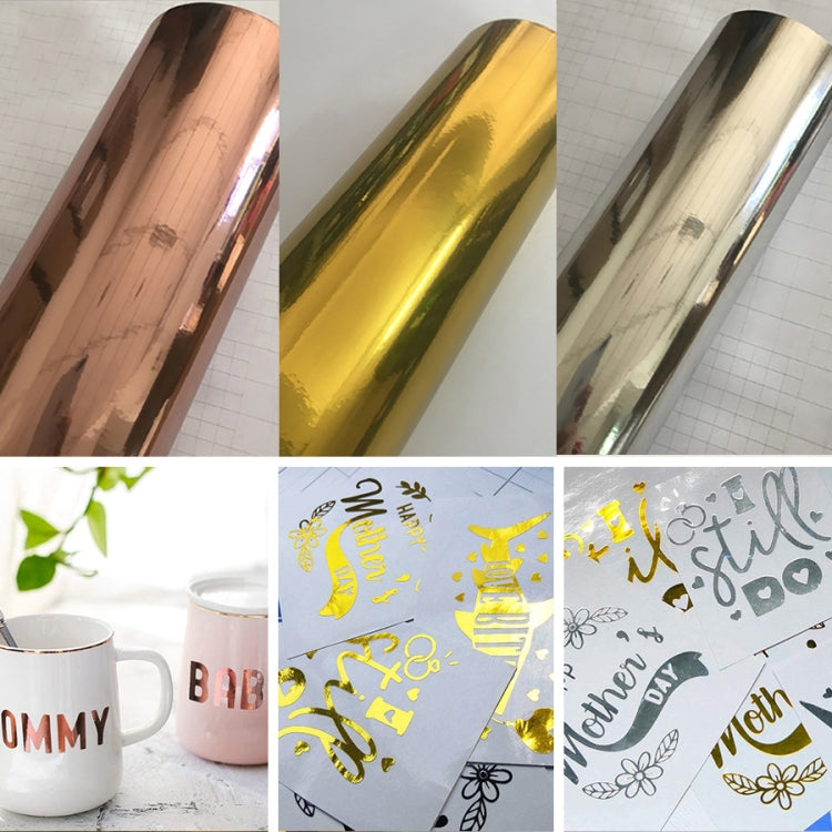 30cm x 100cm Glossy Metal Self Adhesive Vinyl Film DIY Cup Sticker Car Sticker, Color: Silver - Decorative Sticker by buy2fix | Online Shopping UK | buy2fix