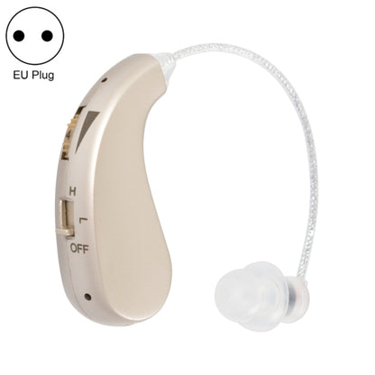 Portable Rechargeable Invisible Hearing Aid EU Plug(Gold) - Hearing Aids by buy2fix | Online Shopping UK | buy2fix