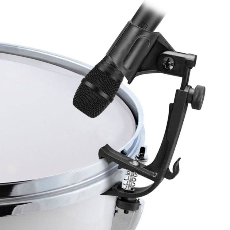 2 PCS  Adjustable Clip On Drum Rim Shock Mount Microphone Mic Clamp Holder(M00661) - Percussion Accessories by buy2fix | Online Shopping UK | buy2fix