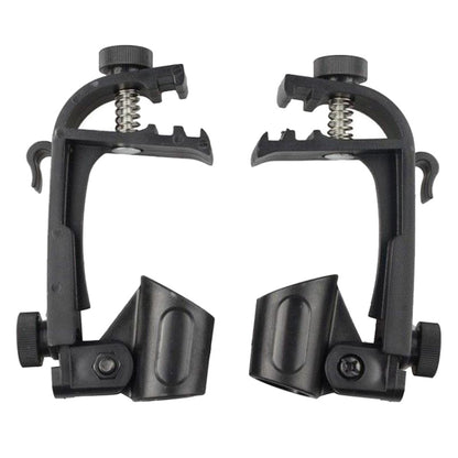 2 PCS  Adjustable Clip On Drum Rim Shock Mount Microphone Mic Clamp Holder(M00661) - Percussion Accessories by buy2fix | Online Shopping UK | buy2fix