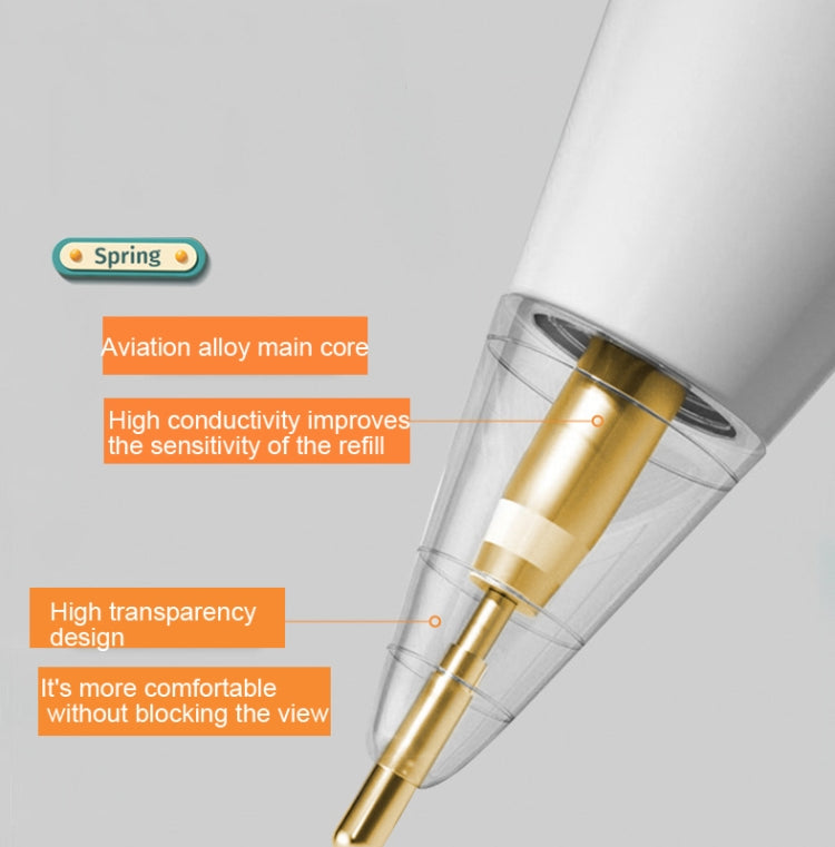 For Apple Pencil 1/2 Transparent Replacement Pen Tip Transform Nib,Style: 7.0 Golden Needle - Pencil Accessories by buy2fix | Online Shopping UK | buy2fix